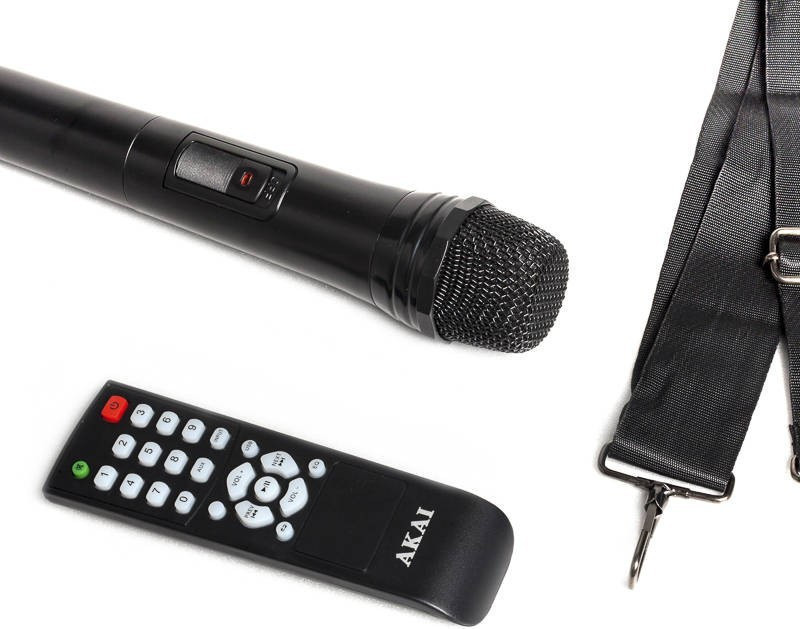 Akai Σύστημα Karaoke με Ασύρματo Μικρόφωνo SS022A-X6 σε Μαύρο Χρώμα - Image 3