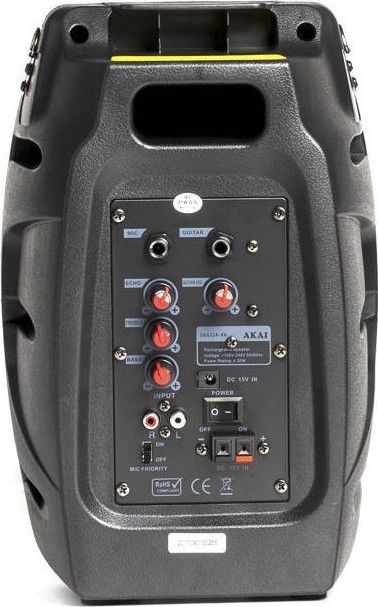 Akai Σύστημα Karaoke με Ασύρματo Μικρόφωνo SS022A-X6 σε Μαύρο Χρώμα - Image 5