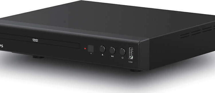 Philips DVD Player TAEP200 TAEP200/12 με USB Media Player Μαύρο