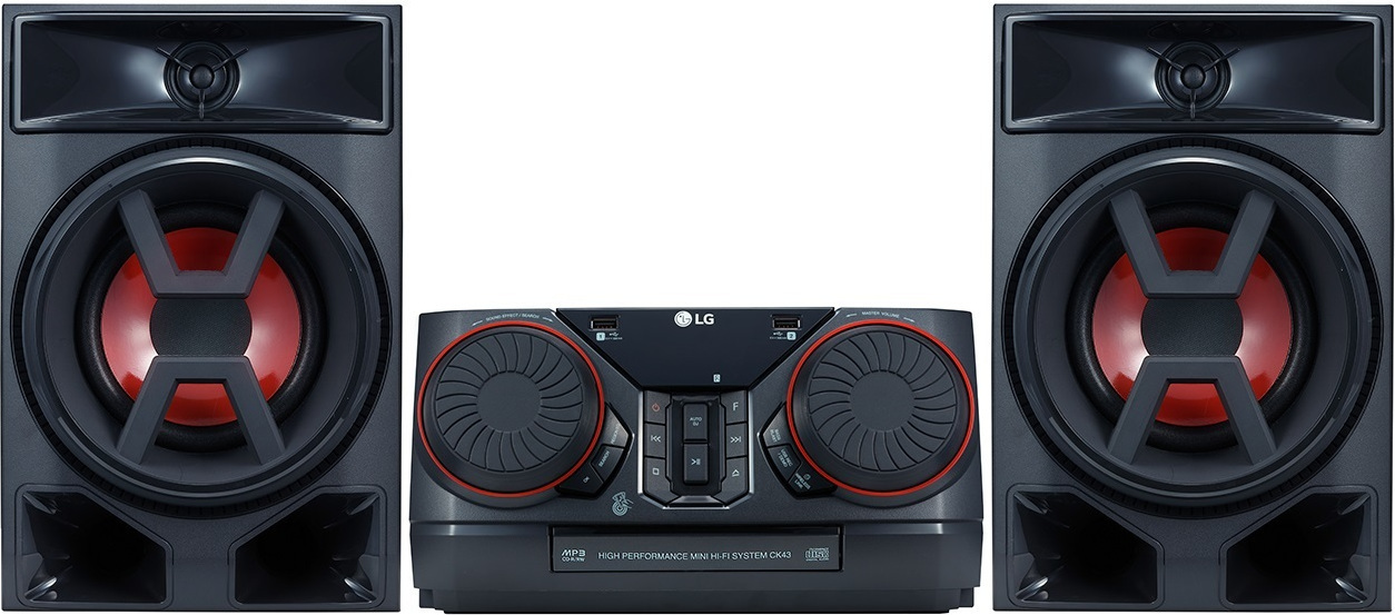LG Ηχοσύστημα 2.0 CK43 300W με CD Player και Bluetooth Μαύρο - Image 3