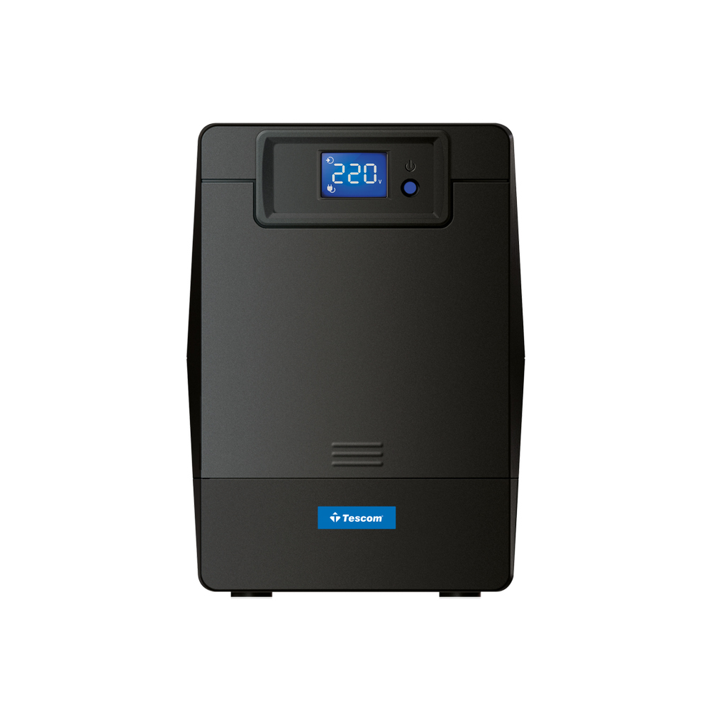 Tescom Leo LED 2000VA UPS Line-Interactive 1200W με 4 Schuko Πρίζες