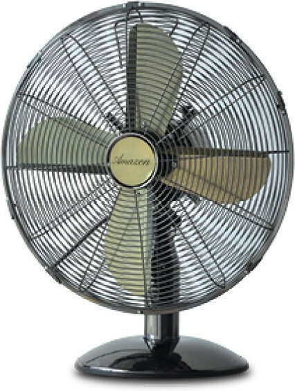 IQ Επιτραπέζιος Ανεμιστήρας 50W Διαμέτρου 40cm Gun Metal