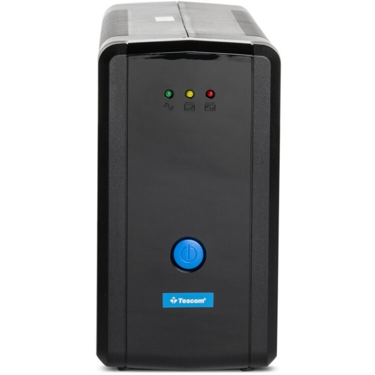 Tescom Leo Plus Led UPS Line-Interactive 650VA 390W με 2 Schuko Πρίζες