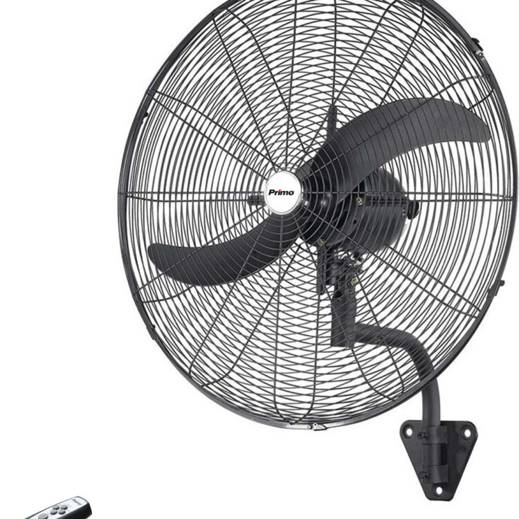 Primo PRWF-80511 Επαγγελματικός Ανεμιστήρας Επιτοίχιος 140W Διαμέτρου 50cm με Τηλεχειριστήριο