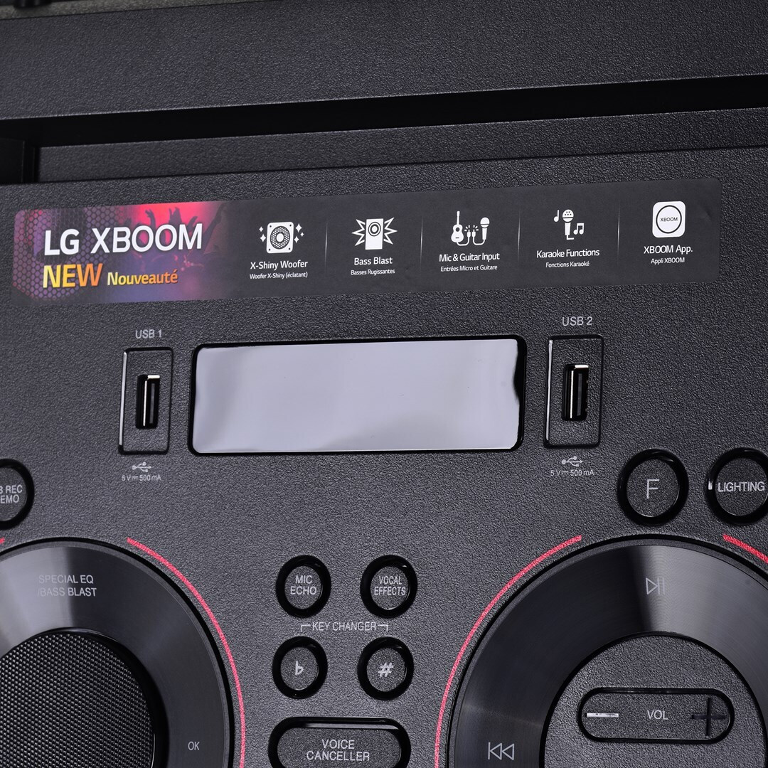 LG Ηχείο με λειτουργία Karaoke RNC5 σε Μαύρο Χρώμα - Image 3