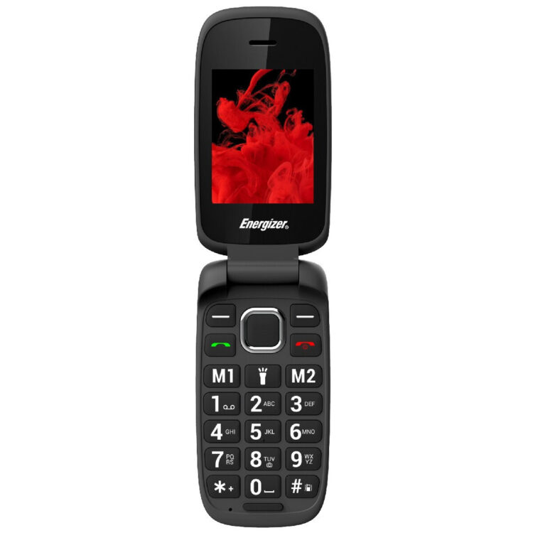 Energizer Classic E20+ Dual SIM (0.032/2GB) Κινητό με Μεγάλα Κουμπιά Μαύρο