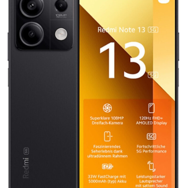 Xiaomi Redmi Note 13 5G Dual SIM (6/128GB) Graphite Black
