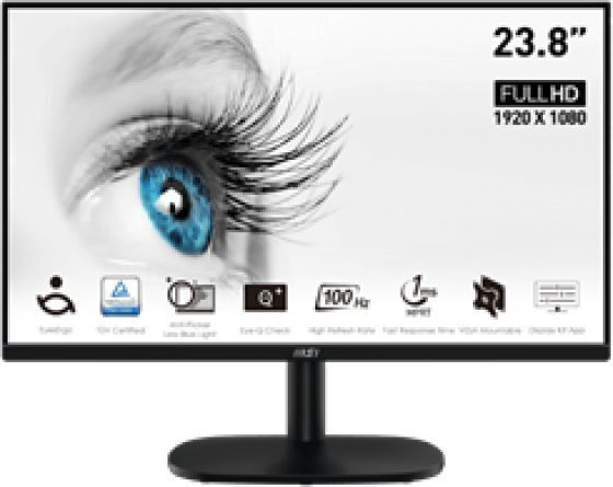 MSI Pro MP245V VA Monitor 23.8" FHD 1920x1080 με Χρόνο Απόκρισης 4ms GTG