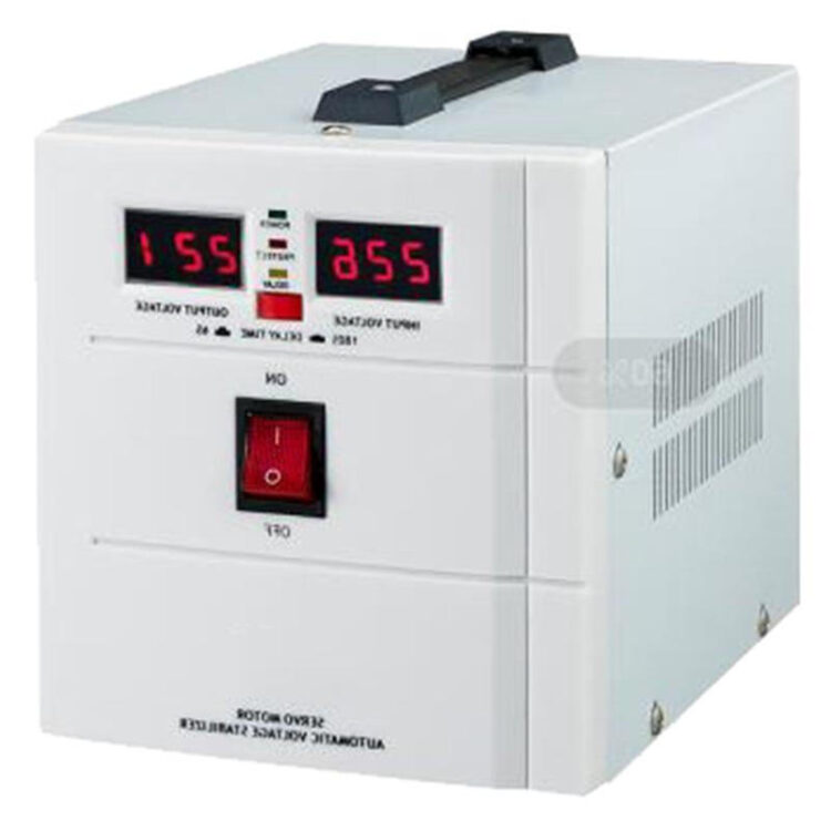 AVR-2000VA Σταθεροποιητής Τάσης Relay 2000VA με 2 Πρίζες Schuko