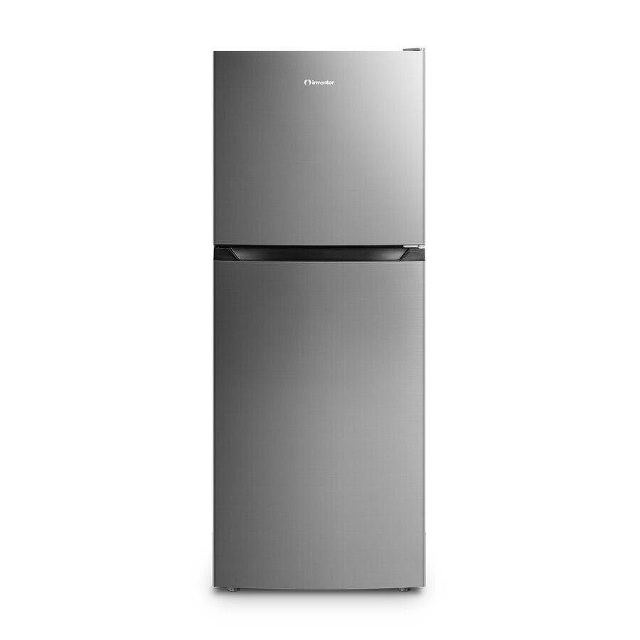 Inventor Ψυγείο Δίπορτο 197lt Total NoFrost Υ143xΠ55xΒ56εκ. Inox DPC143NFI