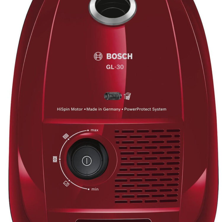 Bosch BGL3A210 Ηλεκτρική Σκούπα 600W με Σακούλα 4lt Κόκκινη