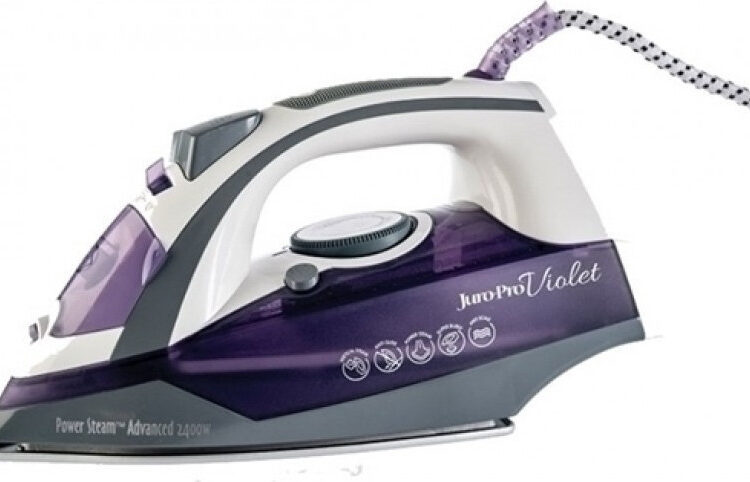 Juro-Pro Violet Σίδερο Ατμού 2400W με Κεραμική Πλάκα και Συνεχόμενη Παροχή 40gr/min