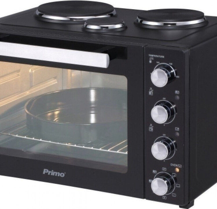 Primo PREO-40253 Ηλεκτρικό Φουρνάκι 50lt με 3 Εστίες και Αέρα