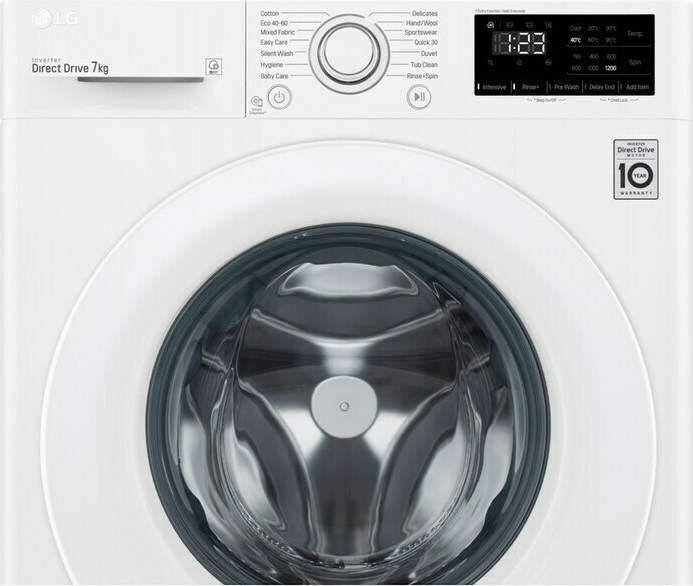 LG Πλυντήριο Ρούχων 7kg 1200 Στροφών Inverter Direct Drive F2WV3S7N3E