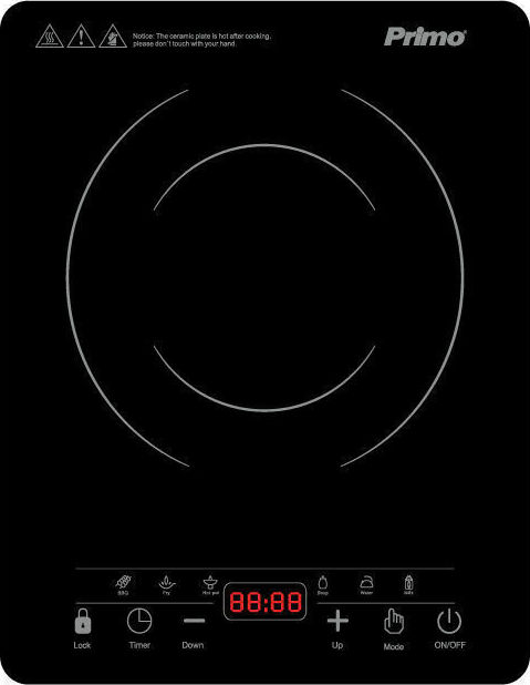 Primo PRIC- Επιτραπέζια Εστία Επαγωγική Μονή ΜαύρηΚωδικός: 400300