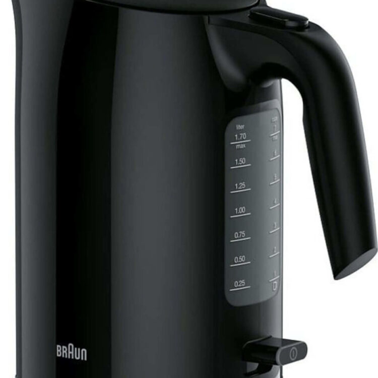 Braun Pureease Βραστήρας 1.7lt 2200W Μαύρος WK3100BK