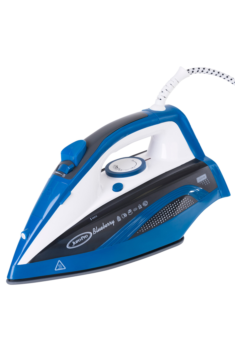 Juro-Pro Blueberry Σίδερο Ατμού 2800W με Κεραμική Πλάκα και Συνεχόμενη Παροχή 40gr/min
