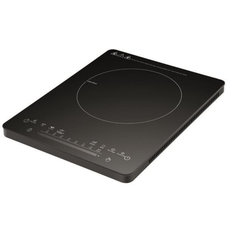 Eurolamp Επιτραπέζια Εστία Επαγωγική Μονή Μαύρη