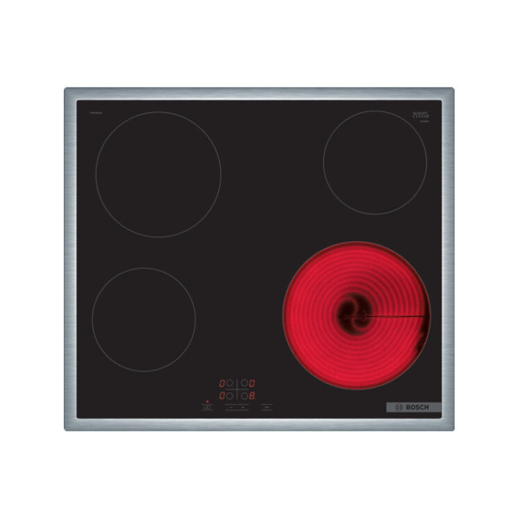 Bosch Serie 4 Κεραμική Εστία με Πλαίσιο Αυτόνομη με Λειτουργία Κλειδώματος 58.3x51.3εκ.