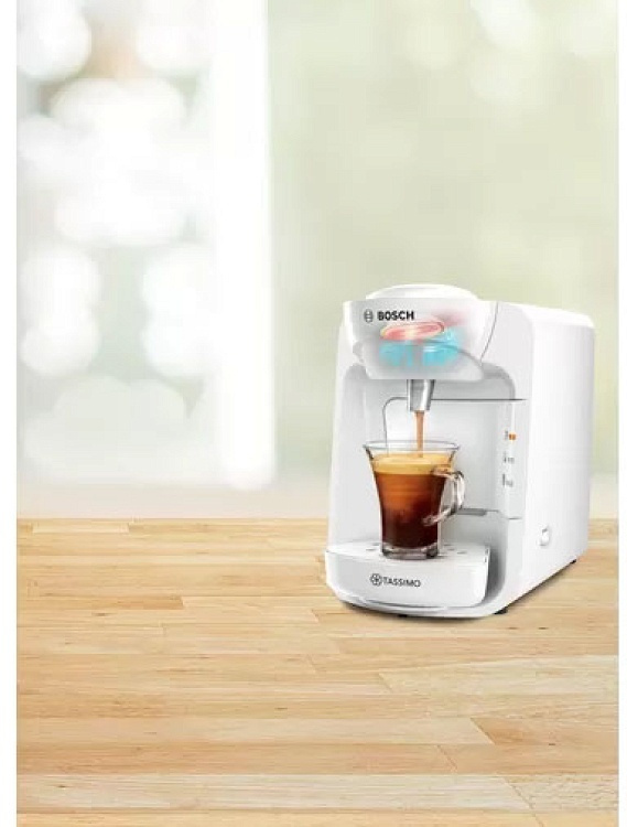 Bosch Tassimo Suny Καφετιέρα για Κάψουλες Tassimo Πίεσης 3.3bar White TAS3104 - Image 9