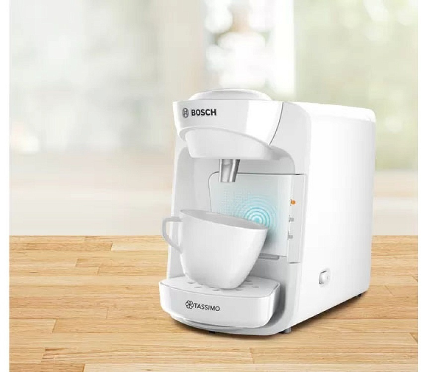Bosch Tassimo Suny Καφετιέρα για Κάψουλες Tassimo Πίεσης 3.3bar White TAS3104 - Image 3