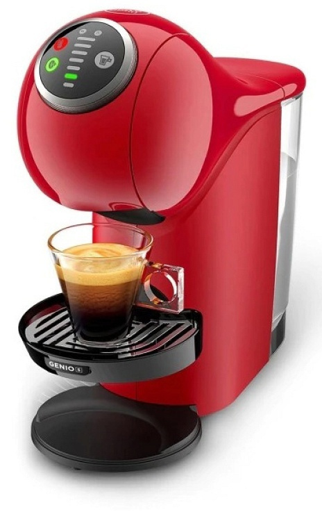 Krups Genio S Plus Καφετιέρα για Κάψουλες Dolce Gusto Πίεσης 15bar Red KP3405