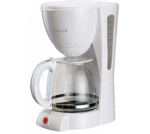 Singer SFC610 Καφετιέρα Φίλτρου 1000W White SFC610WH
