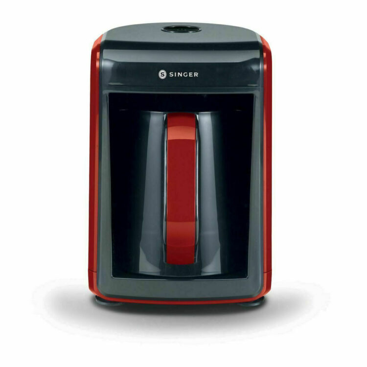 Singer Meraki Charisma Μηχανή Ελληνικού 535W με Χωρητικότητα 300ml Κόκκινο – Μαύρο