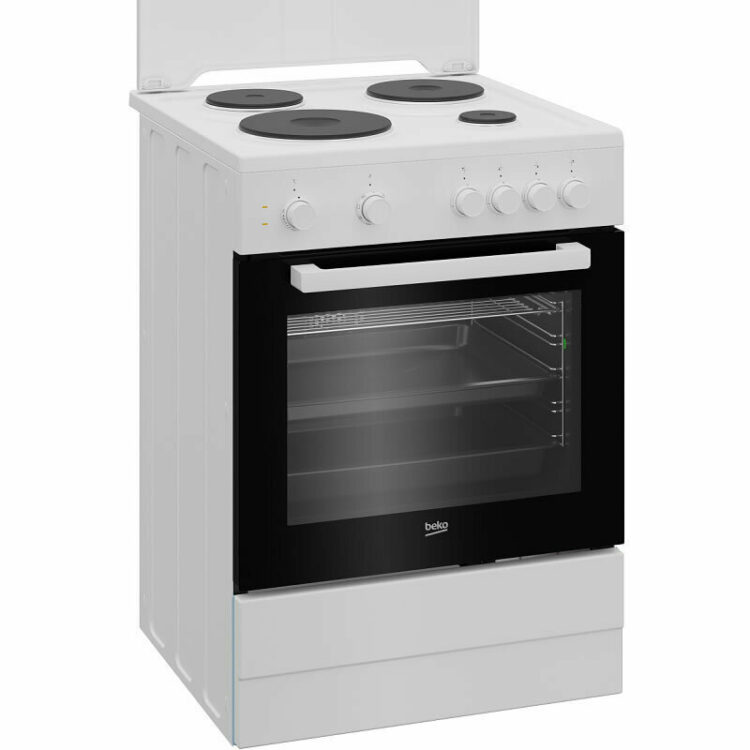 Beko Κουζίνα 72lt με Εμαγιέ Εστίες Π60εκ. Λευκή FSM66001GWS