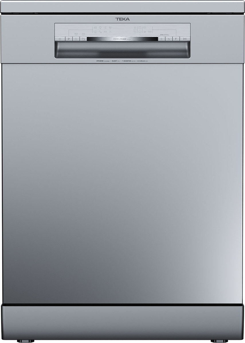 Teka Ελεύθερο Πλυντήριο Πιάτων για 14 Σερβίτσια ExtraDry Π59.8xY84.5εκ. Inox