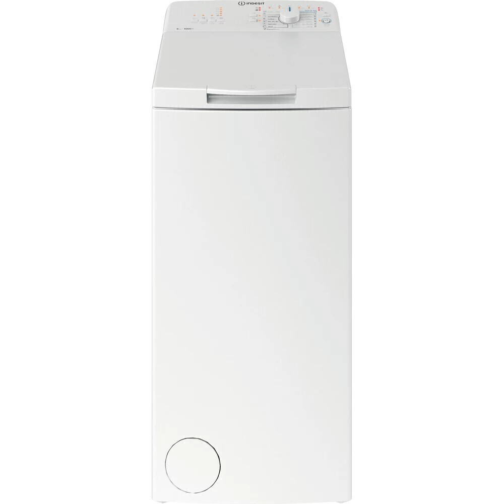 Indesit BTW L60400 EE/N Πλυντήριο Ρούχων Άνω Φόρτωσης 6kg 1000 Στροφών Water Balance Plus