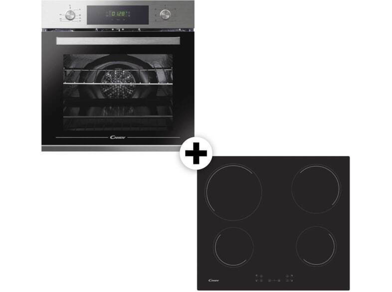 Candy Φούρνος άνω Πάγκου 70lt με Κεραμικές Εστίες Π59.5εκ. Μαύρος PCT25CXCH64CCB