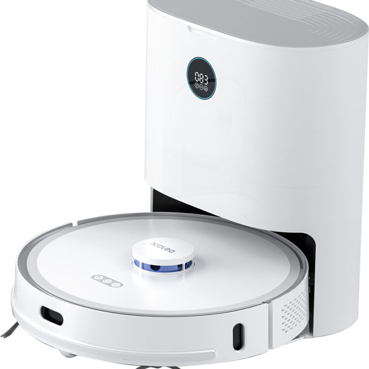 Xclea H30 Plus Σκούπα Ρομπότ για Σκούπισμα & Σφουγγάρισμα με Χαρτογράφηση και Wi-Fi Λευκή