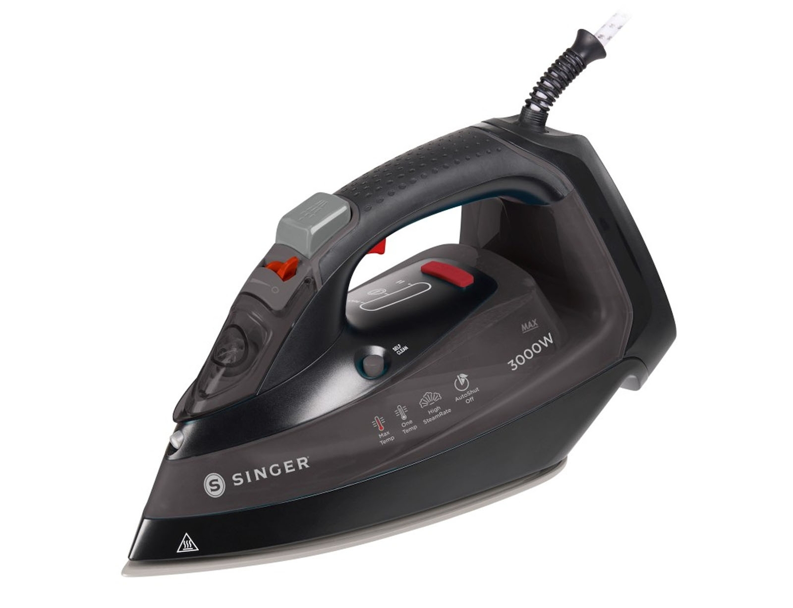 Singer Σίδερο Ατμού 3000W με Κεραμική Πλάκα και Συνεχόμενη Παροχή Ατμού 35gr/min STI2050 - Image 3