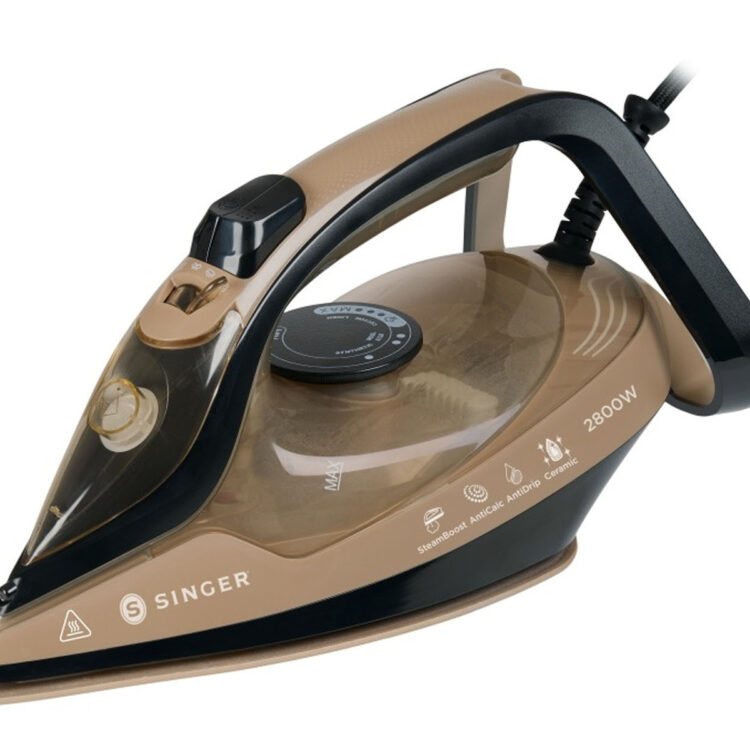Singer Σίδερο Ατμού 2800W με Κεραμική Πλάκα και Συνεχόμενη Παροχή Ατμού 30gr/min STI-1820