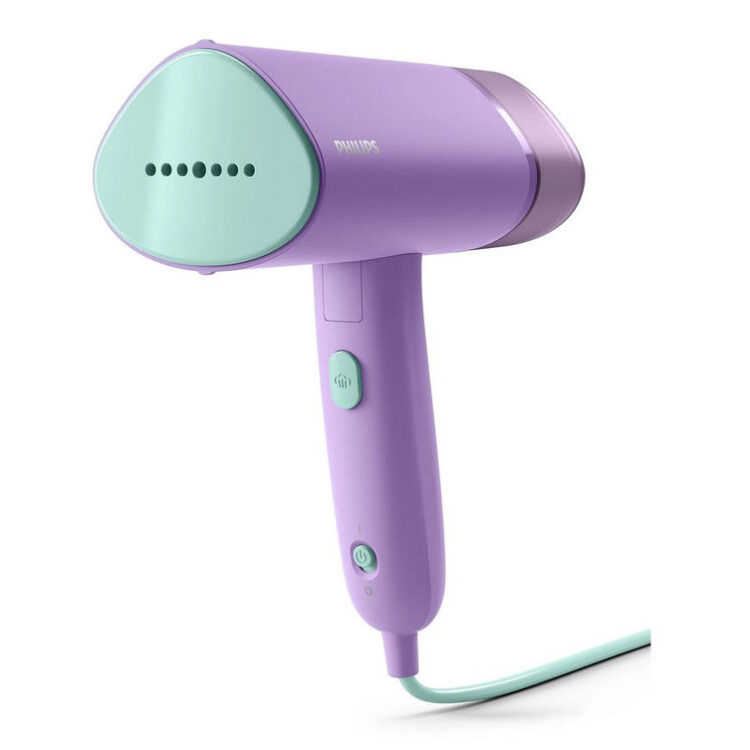Philips Ατμοκαθαριστής Ρούχων Χειρός 1000W με Δοχείο 100ml Μωβ STH3010/30