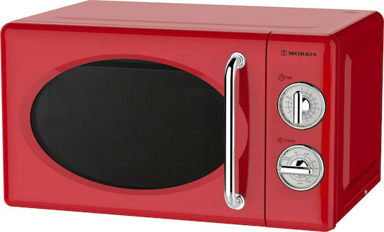 Morris Φούρνος Μικροκυμάτων με Grill 20lt Κόκκινος