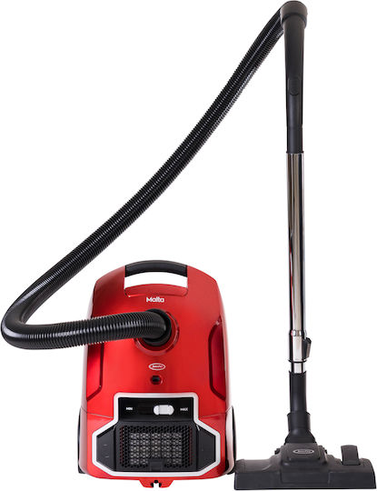 Juro-Pro Malta Ηλεκτρική Σκούπα 800W με Σακούλα 3lt Κόκκινη