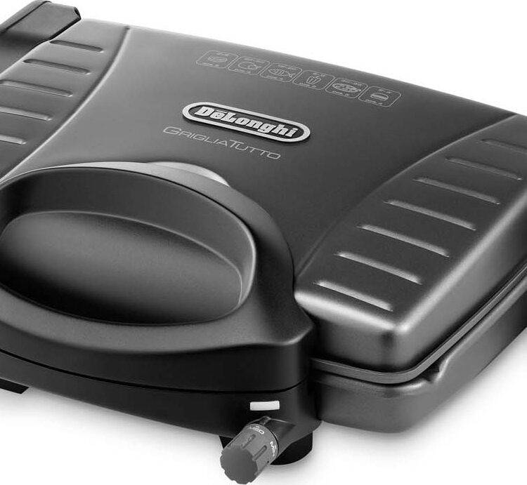 De'Longhi Grigliatutto Τοστιέρα Γκριλιέρα με Αποσπώμενες Πλάκες 1800W Μαύρη
