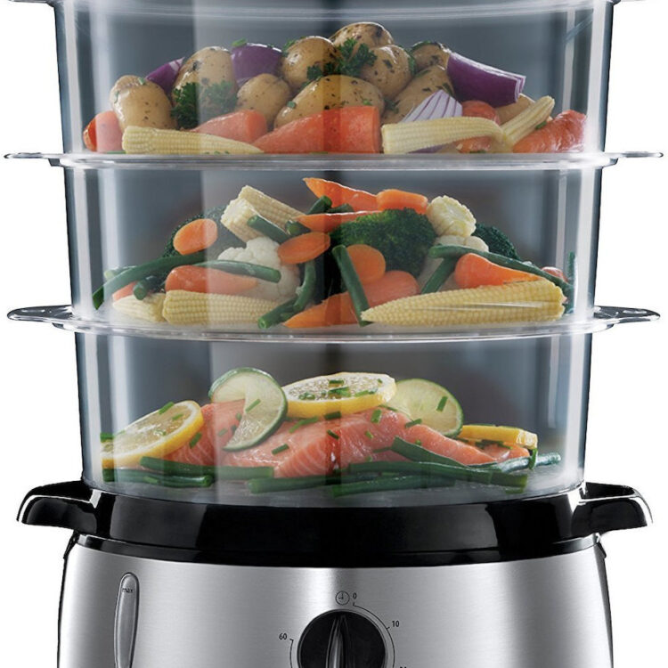 Russell Hobbs Ατμομάγειρας με 3 Επίπεδα Μαγειρέματος 9lt