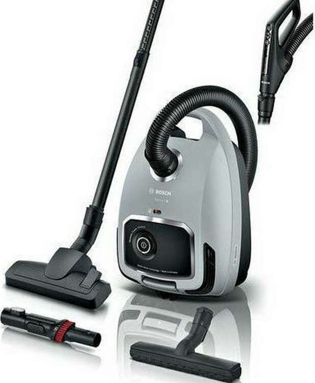 Bosch BGB6X330 Ηλεκτρική Σκούπα 600W με Σακούλα 4lt Γκρι