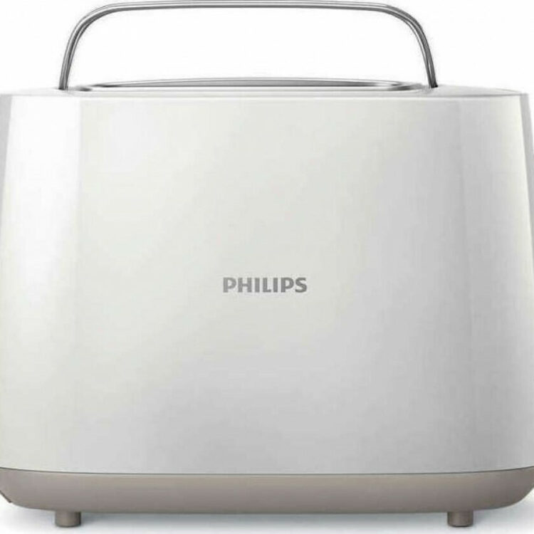 Philips Φρυγανιέρα 2 Θέσεων 830W Λευκή HD2581/00