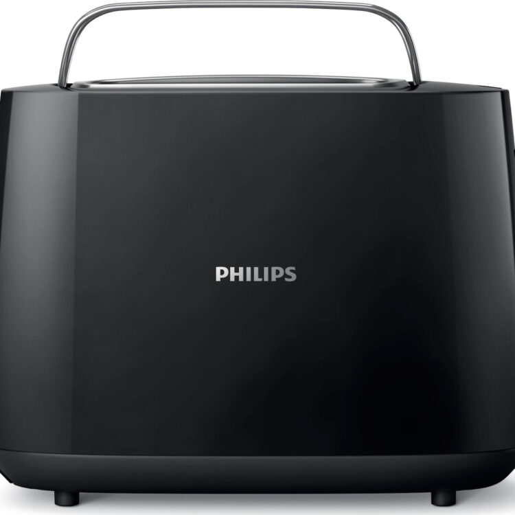 Philips Φρυγανιέρα 2 Θέσεων 900W Μαύρη HD2581/90