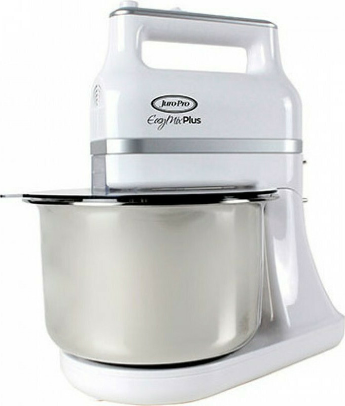 Juro-Pro Easy Mix Plus Μίξερ με Inox Κάδο 3.5lt Λευκό 400W