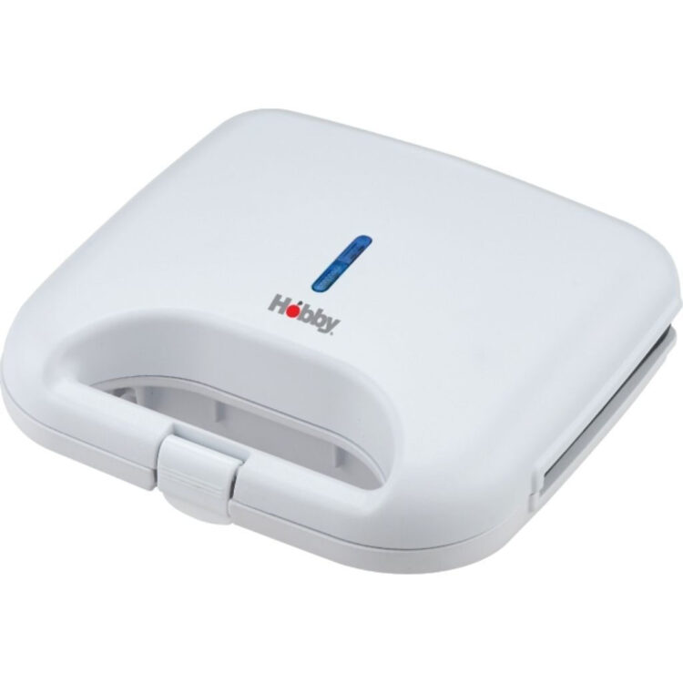 Hobby HSM-40356 Τοστιέρα για 2 Τοστ 800W Λευκή