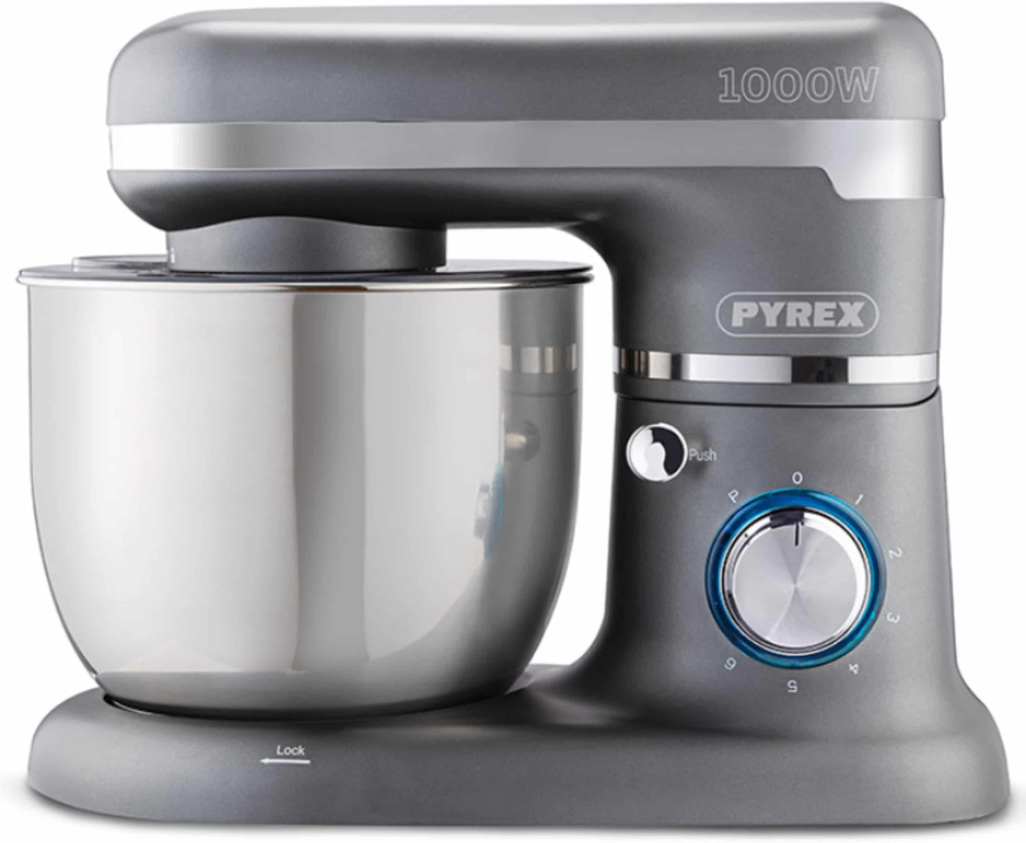 Pyrex SB-1010 Κουζινομηχανή 1000W με Ανοξείδωτο Κάδο 5lt Silver - Image 5
