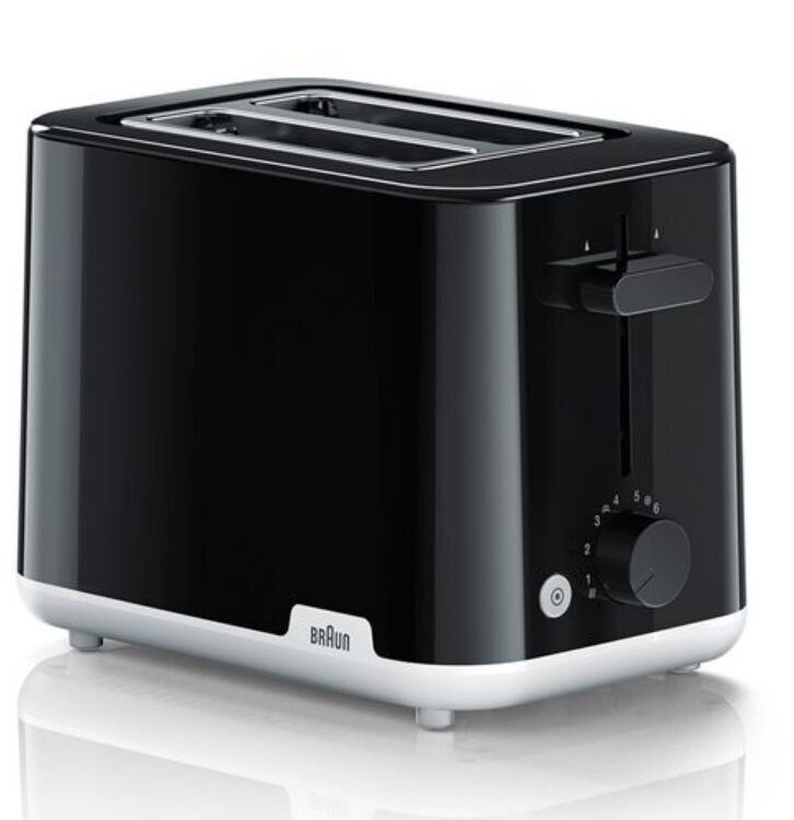 Braun HT 1010 Φρυγανιέρα 2 Θέσεων 900W Μαύρη