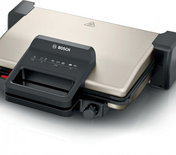 Bosch Τοστιέρα Γκριλιέρα με Αποσπώμενες Πλάκες 2000W Inox TCG3302