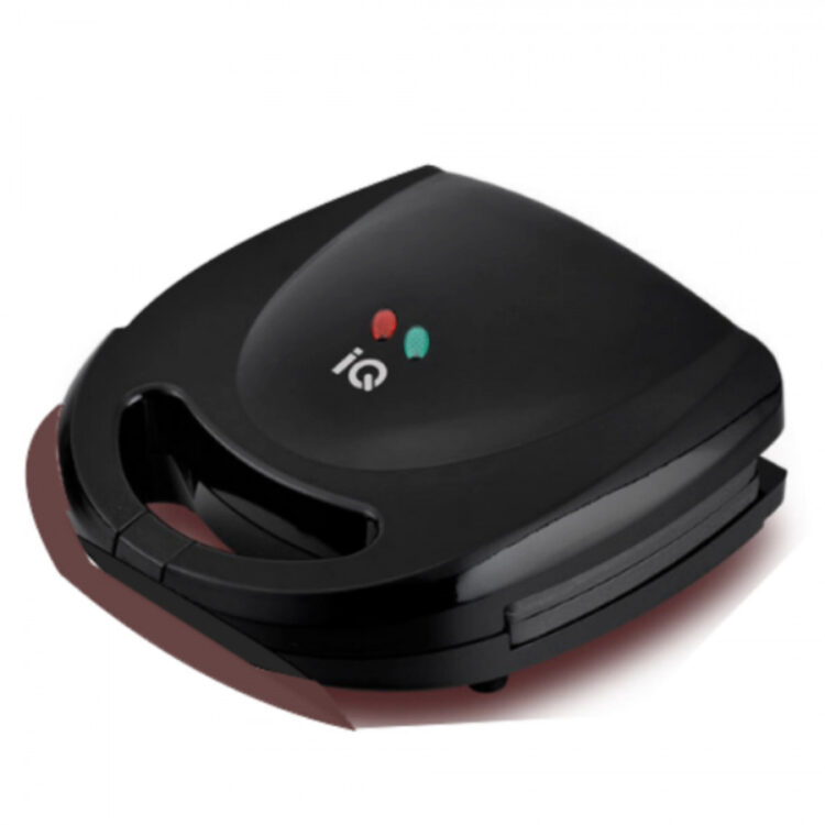 IQ Τοστιέρα για 2 Τοστ 800W Μαύρη ST-671