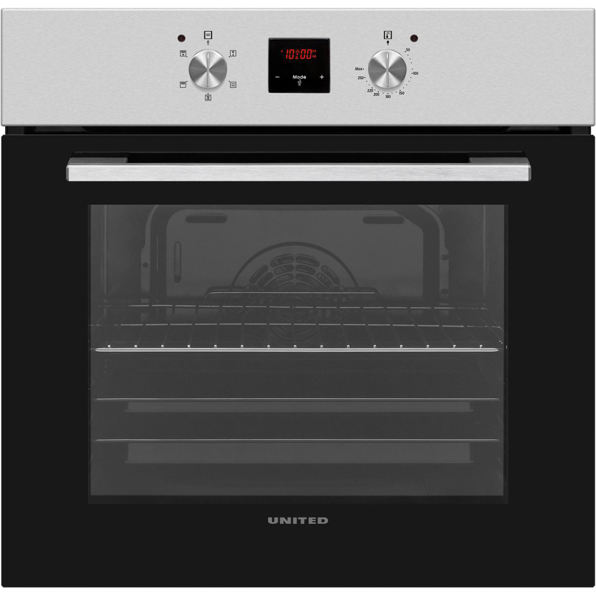 United Φούρνος άνω Πάγκου 69lt Π59.5εκ. Inox UBO-60657TP